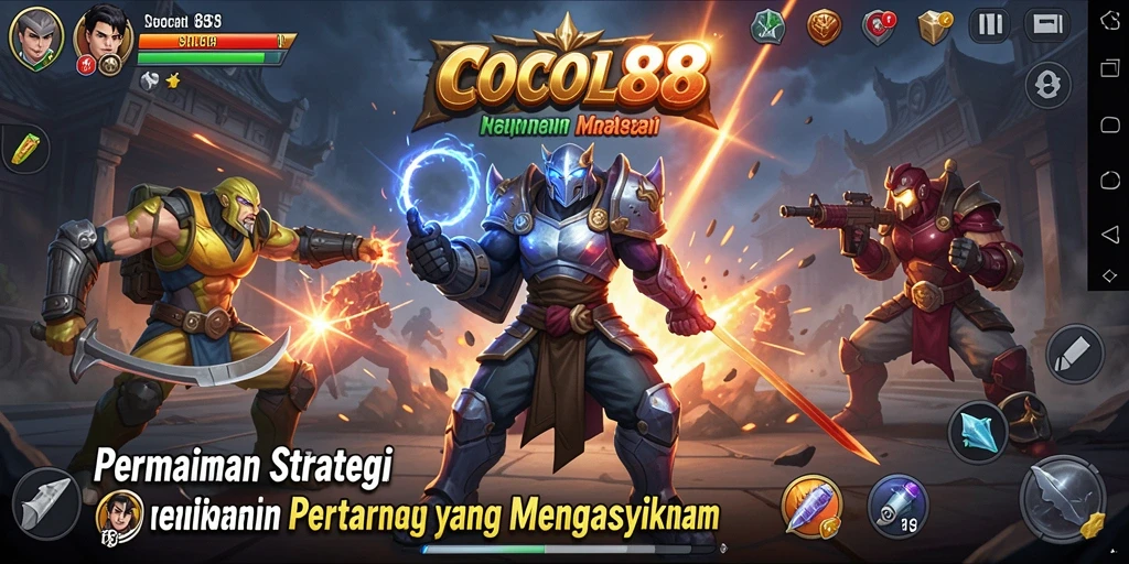 Gameplay seru dan strategi dalam COCOL88 ditampilkan dengan jelas.
