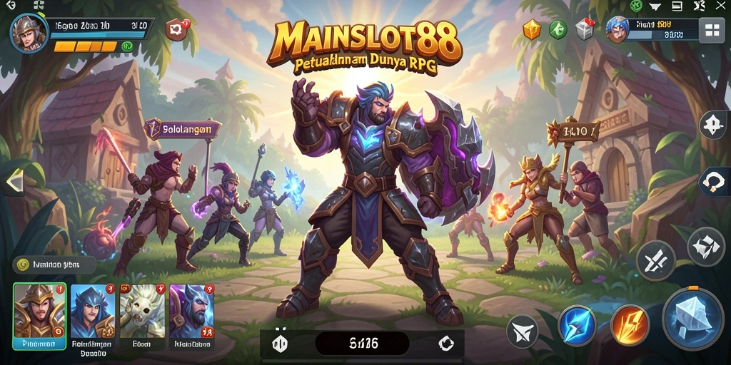 Tampilan gameplay RPG seru dalam MAINSLOT88 yang menantang.
