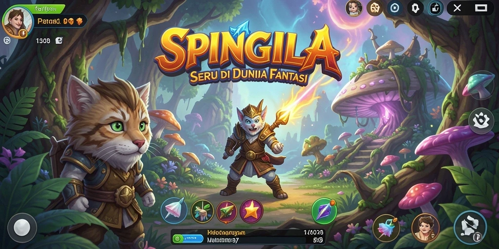 Tangkapan layar SPINGILA yang menampilkan aksi petualangan yang mendebarkan.