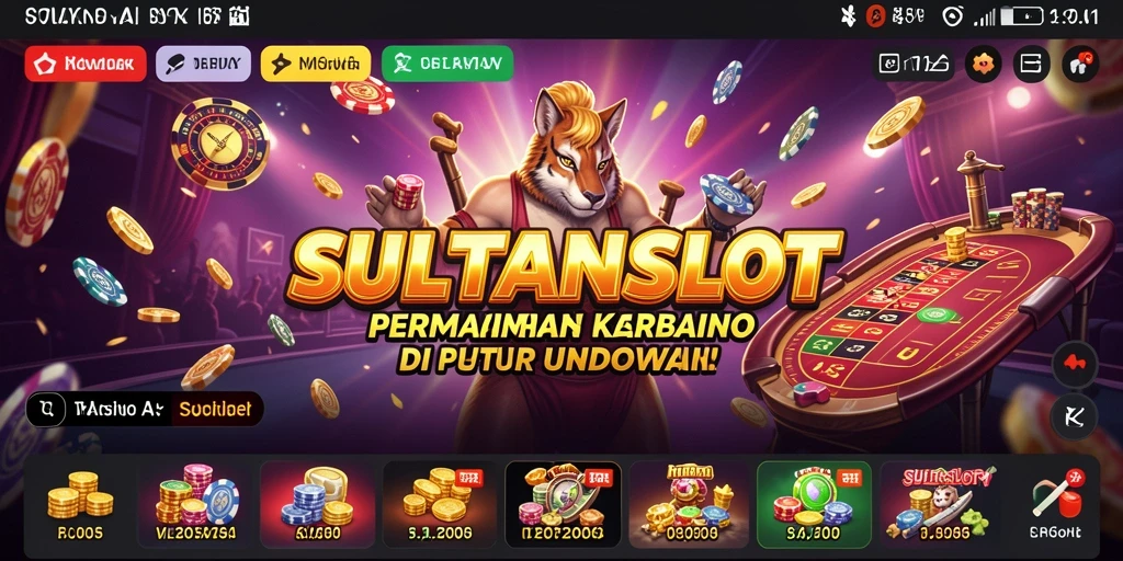Tampilan gameplay SULTANSLOT yang seru dan penuh warna.